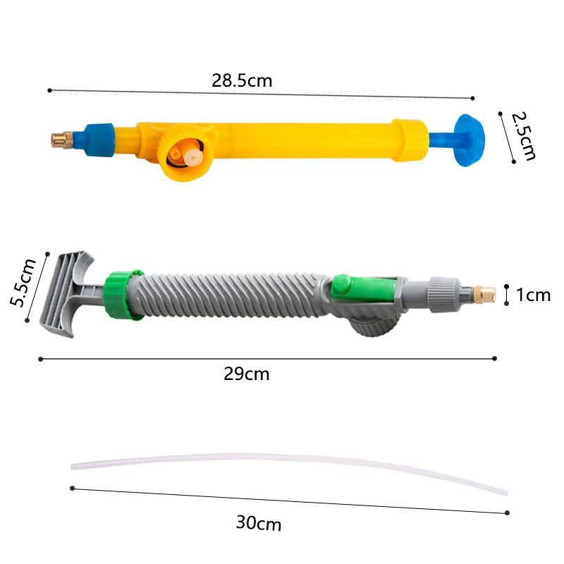 High Pressure Air Pump Manual Sprayer Adjustable Drink Bottle Spray Head Nozzle Garden Watering Tool Sprayer Agriculture Tools