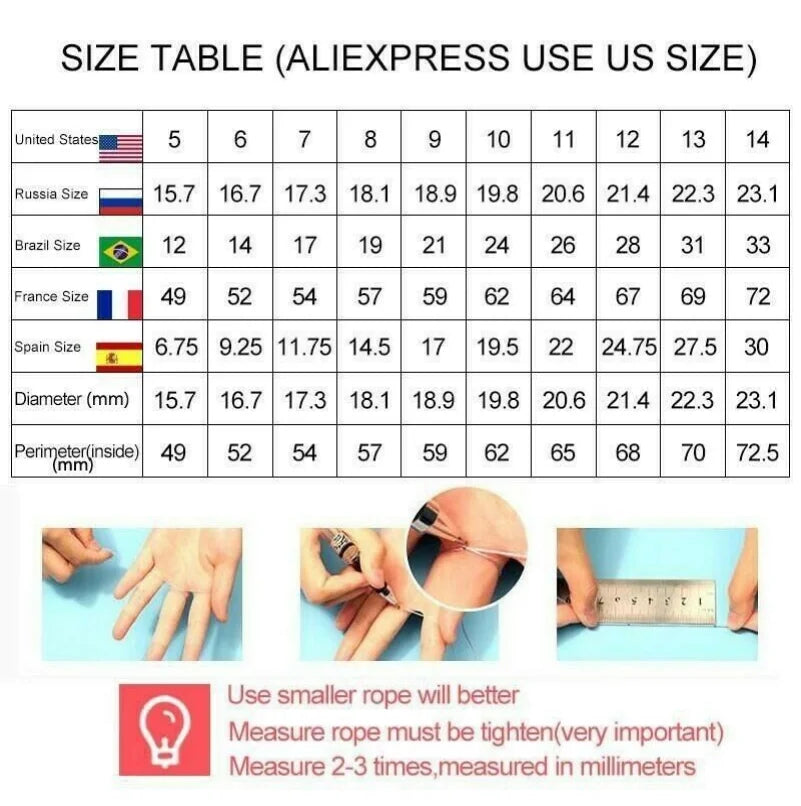 Men's/Women Many Gem style colors 316LStainless Steel Rings Classic Fashion Trend Jewelry High Quality Products