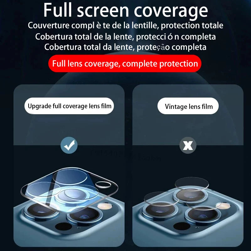 HD Camera Lens Protection Glass Film For iPhone 14 15 Pro Max 15 Plus Full Cover Lens Protector For iPhone 13 11 12 PRO MAX Mini